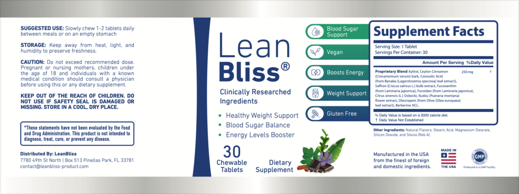 Lean Bliss supplements