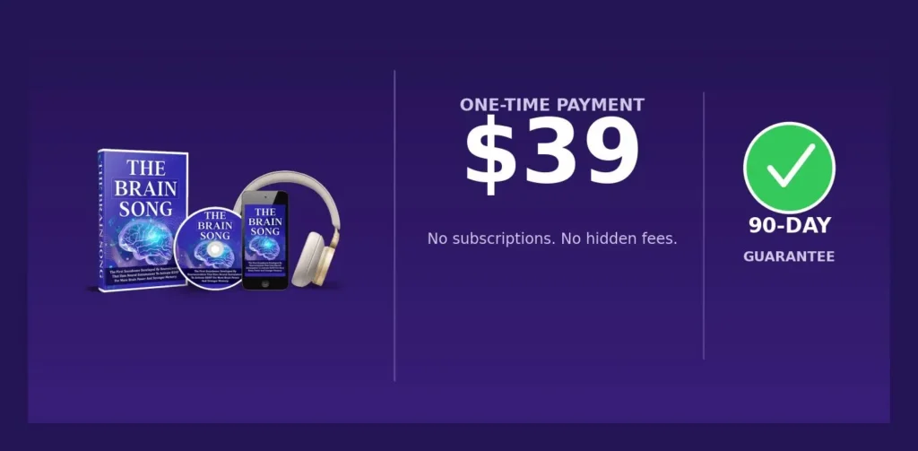 the brain song pricing and guarantee